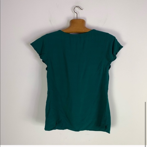 🌵ModCloth motivating ways button up top teal m - Picture 6 of 6